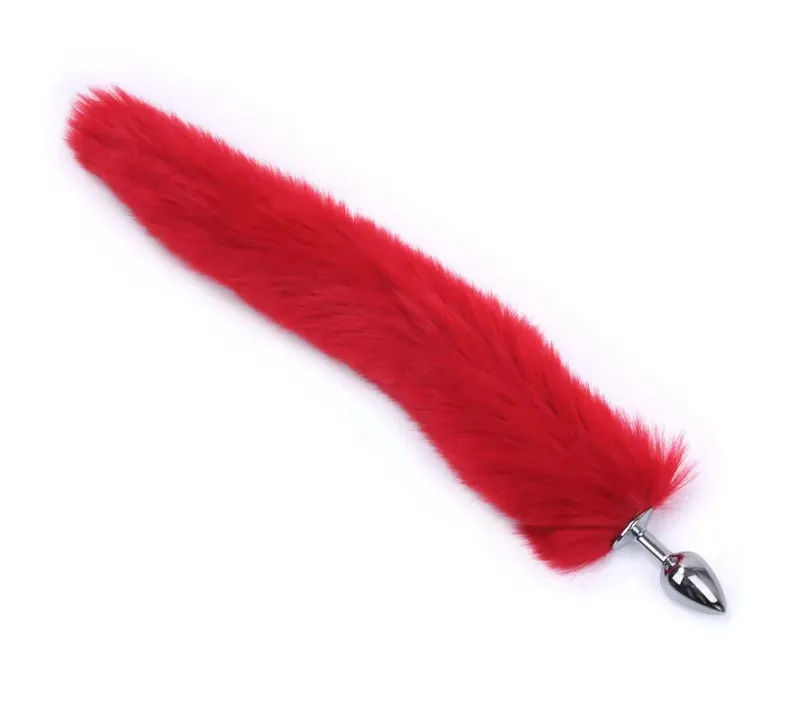 Plush Rabbit Tail Fox Tail Anal Plug Metal Butt Plug Prostate Massager BDSM Cosplay Erotic Sex Toy for Women Adults Sex Toy Gift — image 13