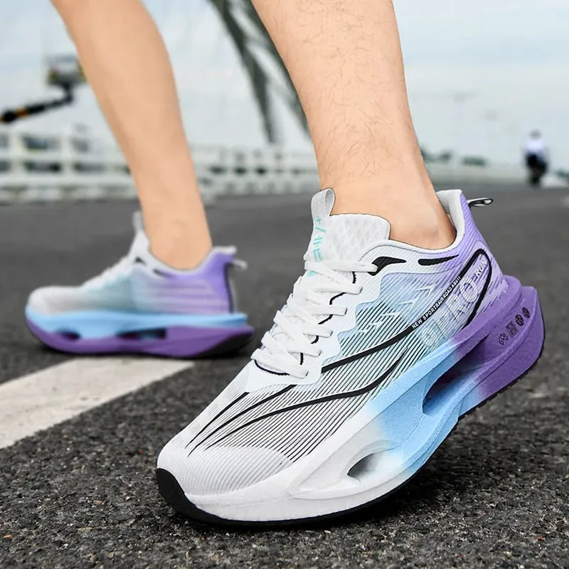 Comfortable Casual Walking Sneakers For Men Marathon Carbon Board Running Shoes Women Basketball Sport Men's Sneakers Breathable — image 5