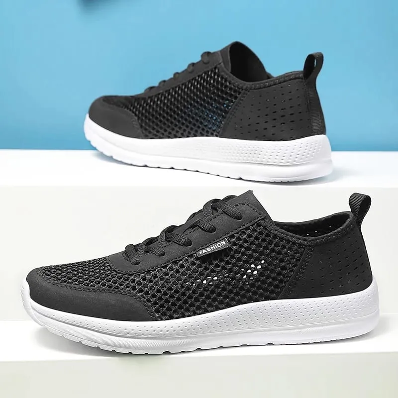 Men Soft Sport Shoes Breathable Fashion Mesh Running Shoes Comfortable Man High Quality Outdoor Lightweight Sneakers for Men — image 5