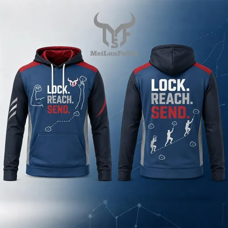 Climbing Themed Printed Hooded Sweatshirt Men's And Women's Outdoor Sport Pullover Autumn/Winter Casual Training Sports Hoodie β image 8