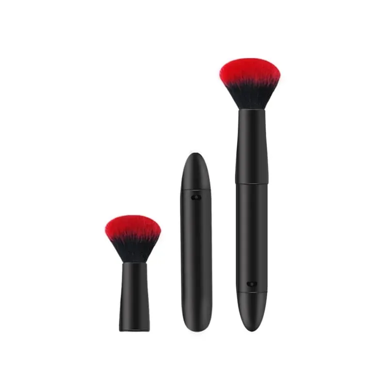 Electric Loose Powder Brush Multifunctional Quick Makeup Brush Blush 10 Gears Vibration Rechargeable Makeup Brush Tools — image 1