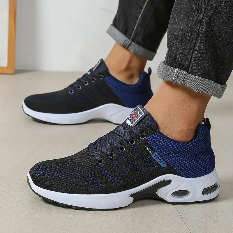 Men's Shoes Fashion Super Breathable Lace-Up Running Shoes - Non-slip Durable and Pillow Comfort - Men's Fashion Sneakers — image 10