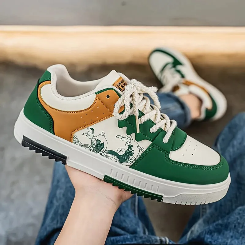 Men's sports and casual board shoes trendy men's shoes fashionable street shoes daily walking shoes — image 3
