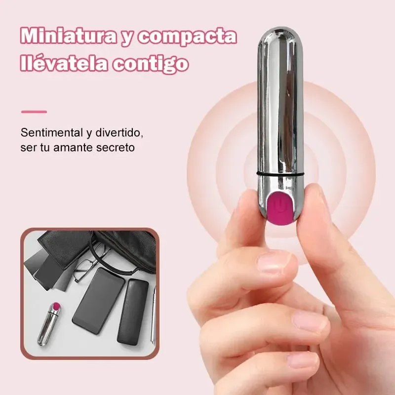 Mini Bullet Women Vibrator Powerful Vibrating G-Spot Vagina Stimulator Strong Shock Dildo Clitoris Massager Sex Toys for Women — image 6