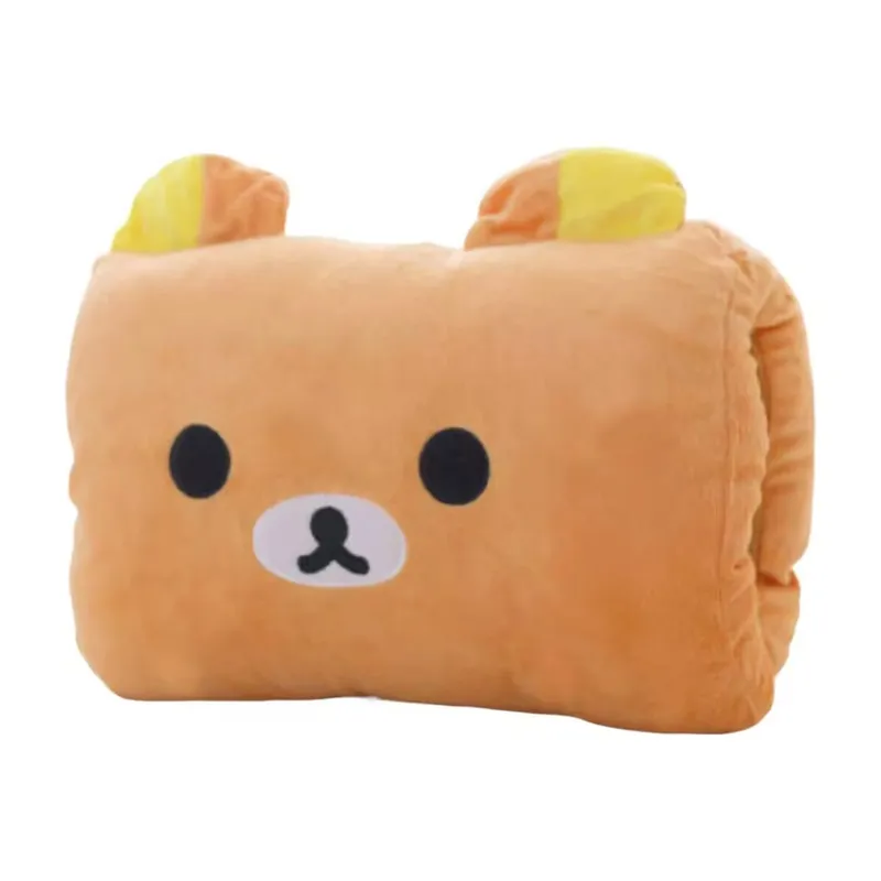 Soft Pink Bear Children's Plush Pillows Hand Warmers Gloves Adults Cartoon Nap Pillows Cushions Creative Hand Warmers Plush Gift — image 5