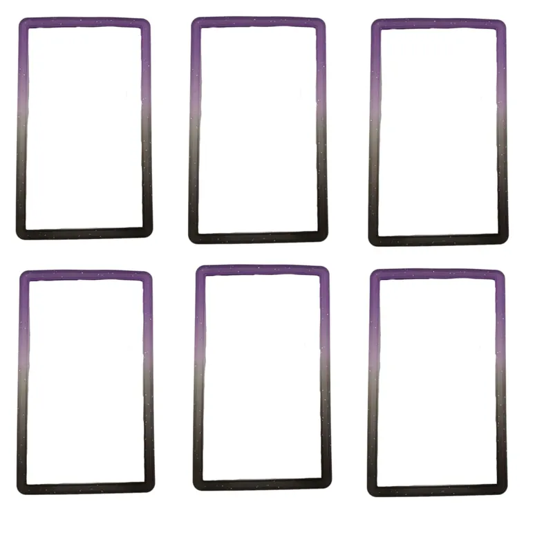 6-Pack Slab Guard for PSA Graded Cards TPU Slab Protector Graded Guard Bumper Guard Gradient Color Glitter Limited Edition