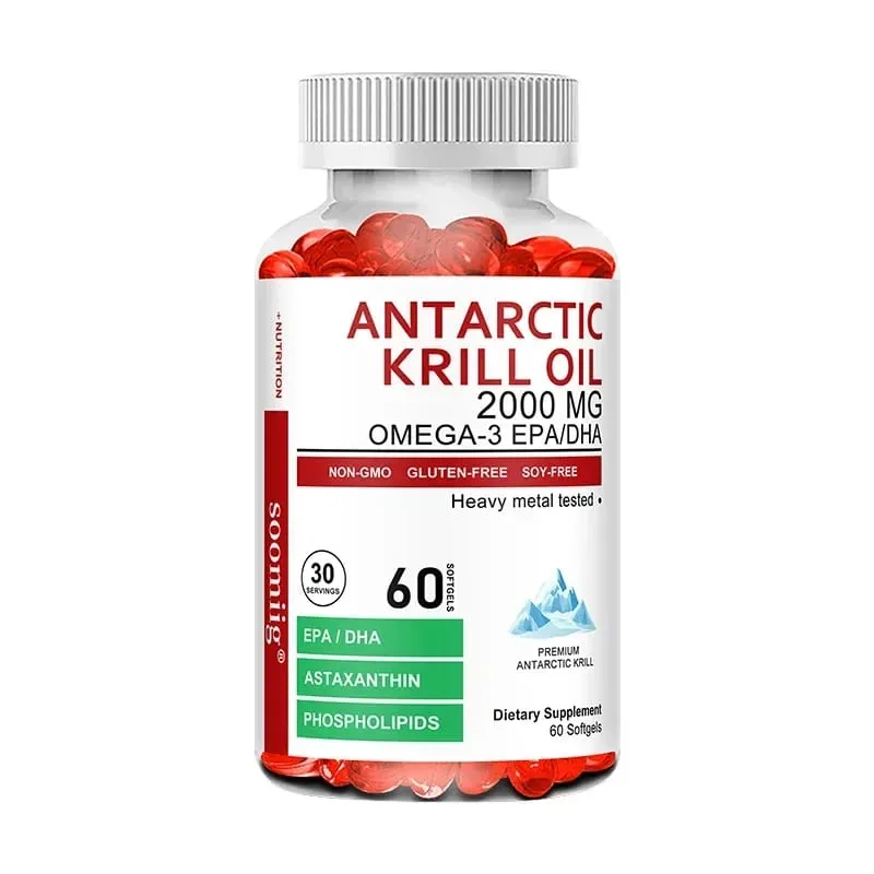 Antarctic Krill Oil 2000 Mg Capsules | 3X Strength Natural Source of Omega-3 EPA DHA with Astaxanthin Phospholipids Supplement — image 10