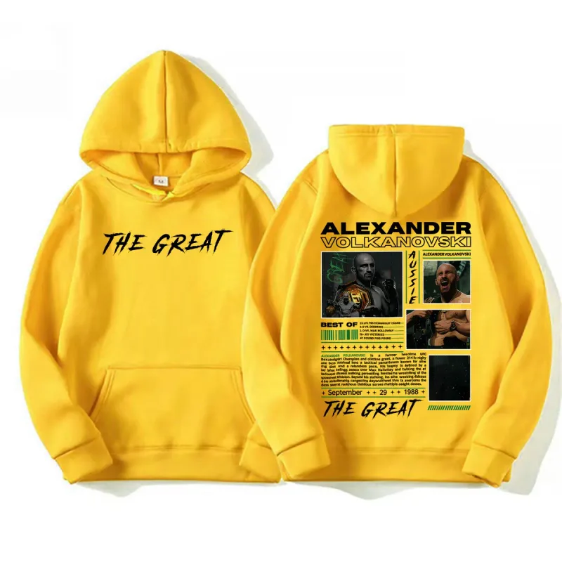 Alexander Volkanovski The Great Vintage Graphic Hoodies Men's Fashion Violence Aesthetic Sweatshirt Fleece Long Sleeve Pullovers — image 12