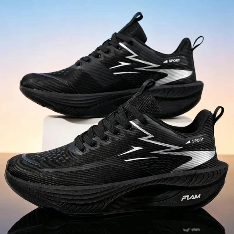 Marathon Running Shoes Men Speciality Sports Carbon Board Breathable Lightweight Women's Comfortable Athletic Nonskid Sneakers — image 2