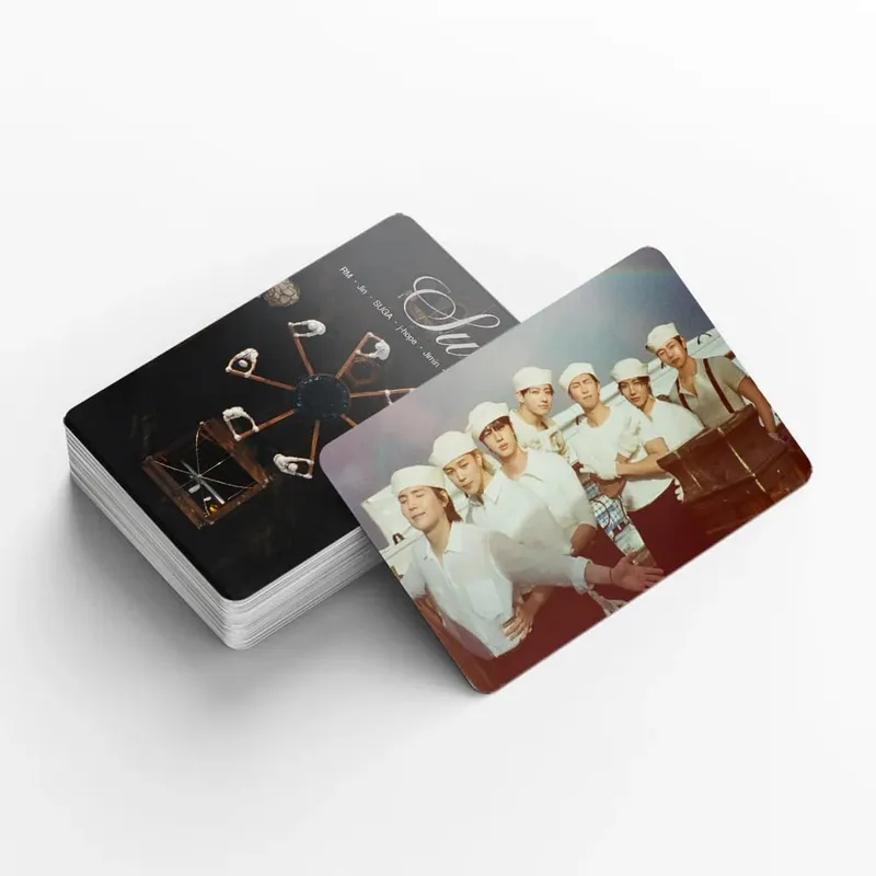 92 Single Small Card New Album Fan Support Photo Cards Greeting Cards Journal Stickers LOMO Card Collectible Gift — image 2