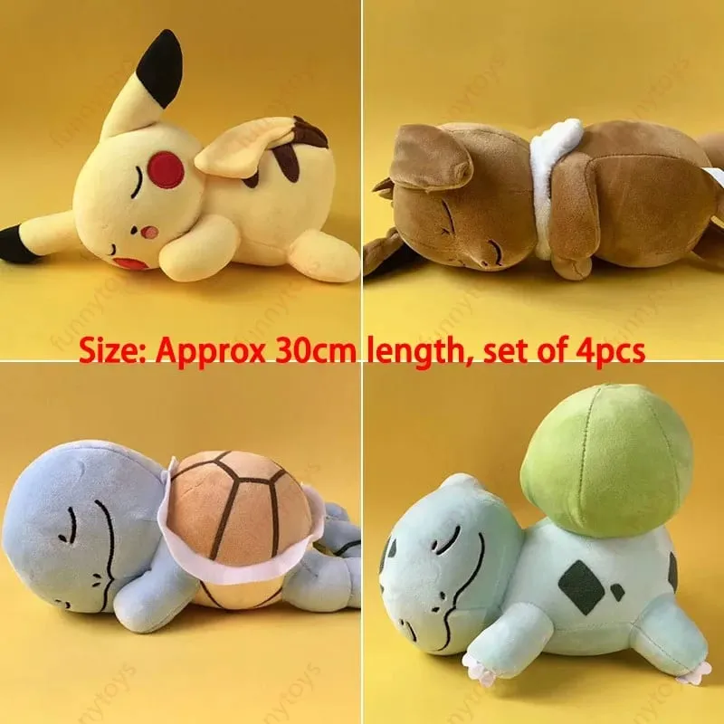 Pokémon Plush Sleeping Position Pillow Leafeon Espeon Sylveon Furret Cubone Scorbunny Bulbasaur Squirtle Soft Stuffed Cushion — image 15