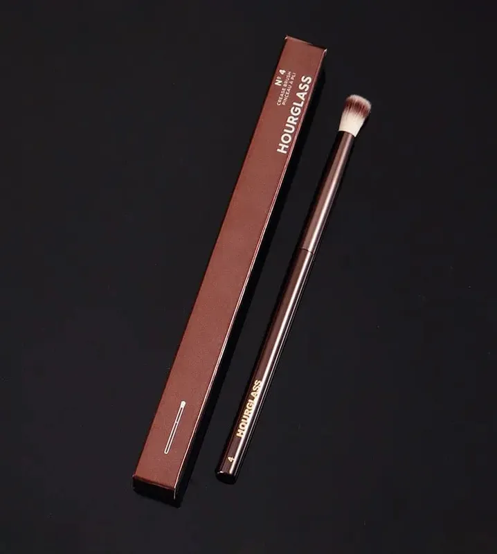 1pc sablier poudre Contour pinceaux de maquillage fond de teint fard à joues maquillage brosse métal poignée correcteur bronzant haut de gamme avec boîte
