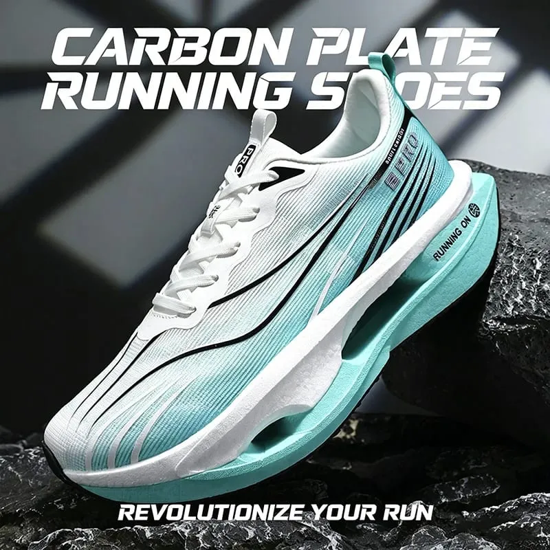 2026 Men Sports Running Shoes Marathon Breathable Light Comfortable Women Athletic Sneakers Carbon Board Trend Athletic Sneakers — image 1
