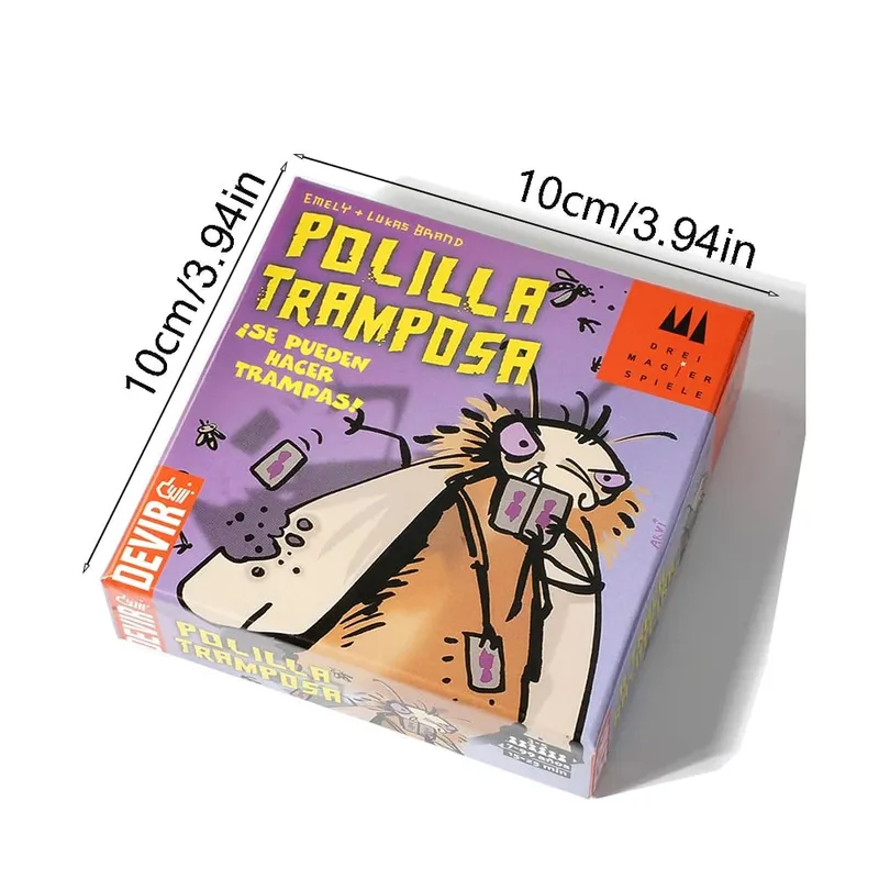 Juego de Cartas Polilla Tramposa Devir Juego de Mesa Familiar Divertido donde se Permite Hacer Trampas para Niños y Adultos — image 6