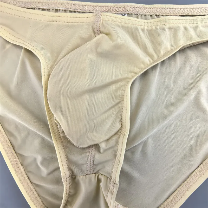 Mens Sexy Ice Silk Underwear Briefs Ultra Thin Seamless Panties Quick Dry Breathable Lingerie Male Comfortable Plus Size Panty — image 15
