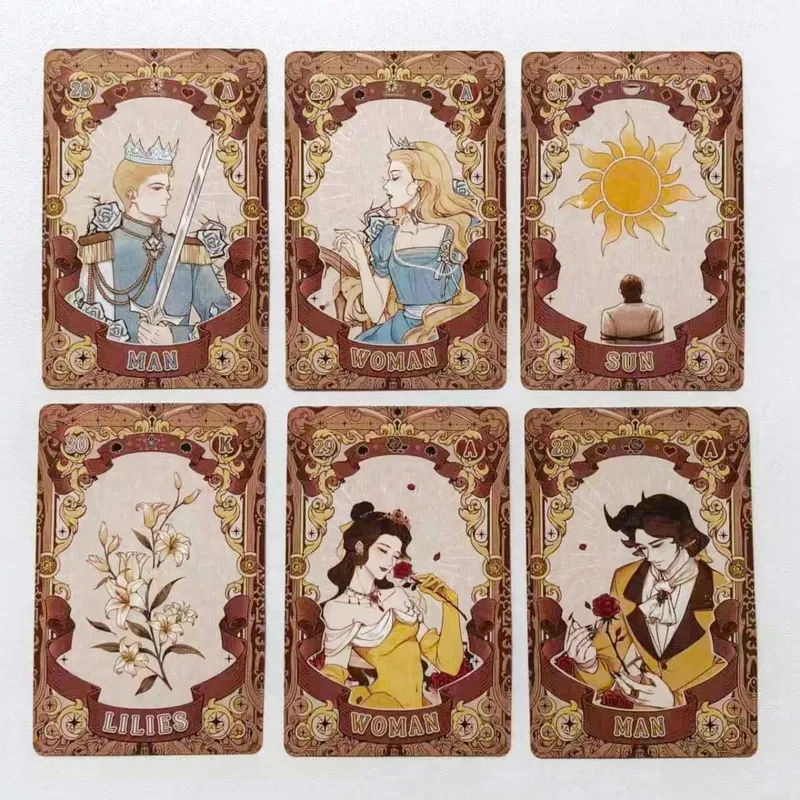 Talia tarota Fairy Tale Dream Lenormand - 44 karty Gra stołowa Motyw ilustracji do wróżenia i opowiadania historii — image 2