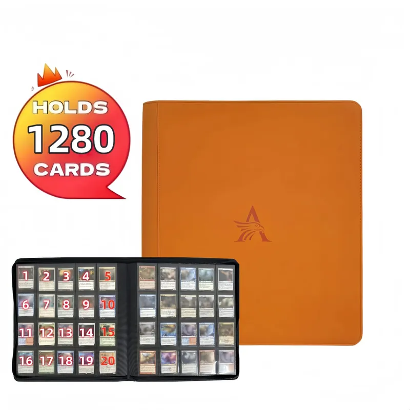 Premium 20 Pocket Card Binder –1280 Collection Binder Folder Card Album Card Holder Fit for TCG & Sports Cards. Collector's Drea — image 8