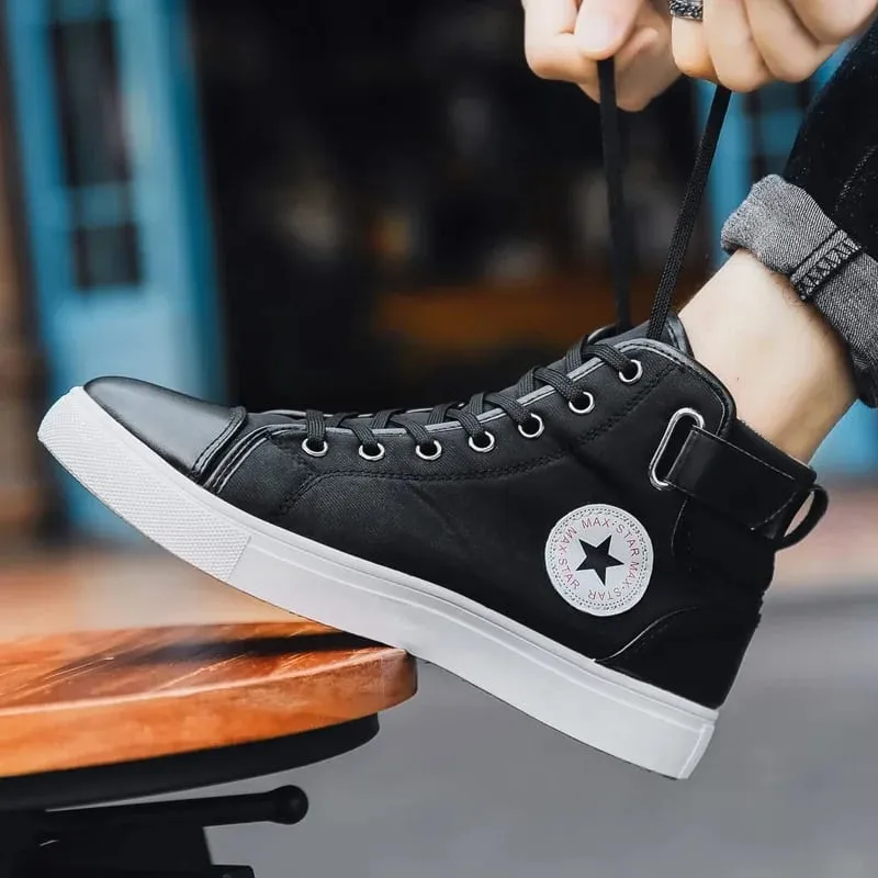 Men's High Top Walking Shoes Hot Selling Teenagers Outdoor Leisure Shoes Thick Soled Practical Jogging Large Size 39-46 Sneakers — image 7