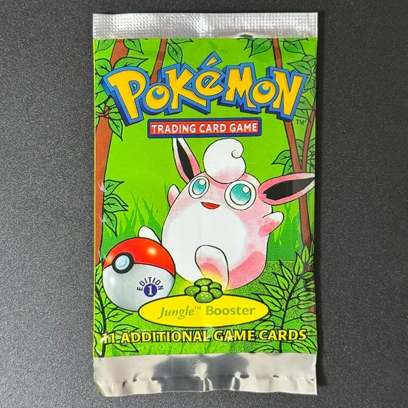 Pokémon Booster Packs Base Fossil Jungle 9 single bags 1 pack/11 Cards and Booster Box 3 1Box/36 Packs models Proxy Game Cards