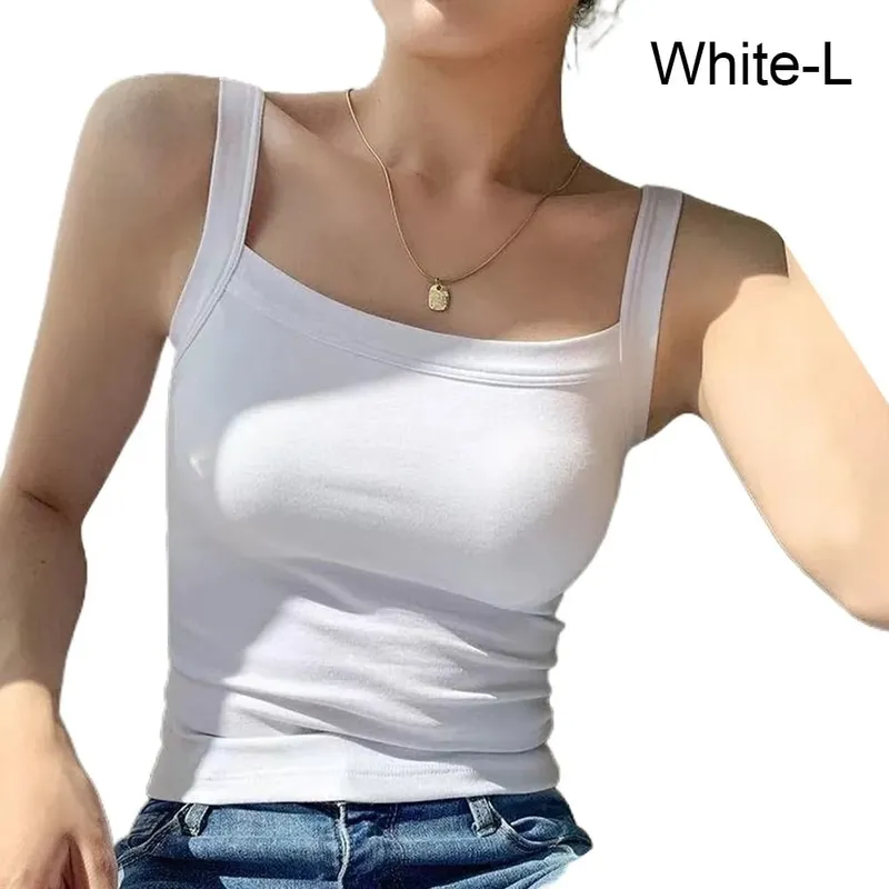 Casual Sleeveless Summer Tank Tops Slim Underwear Cami Top Shirt Camisoles Vest Corset Sports Activities — image 12