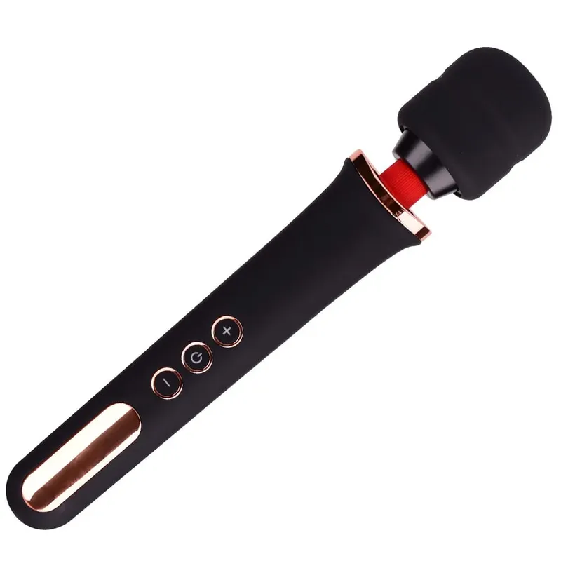 Vibrador de varita mágica inalámbrico de mano potente de 10 velocidades para mujeres vibrador grande masajeador para estimulador de clítoris punto G juguete sexual