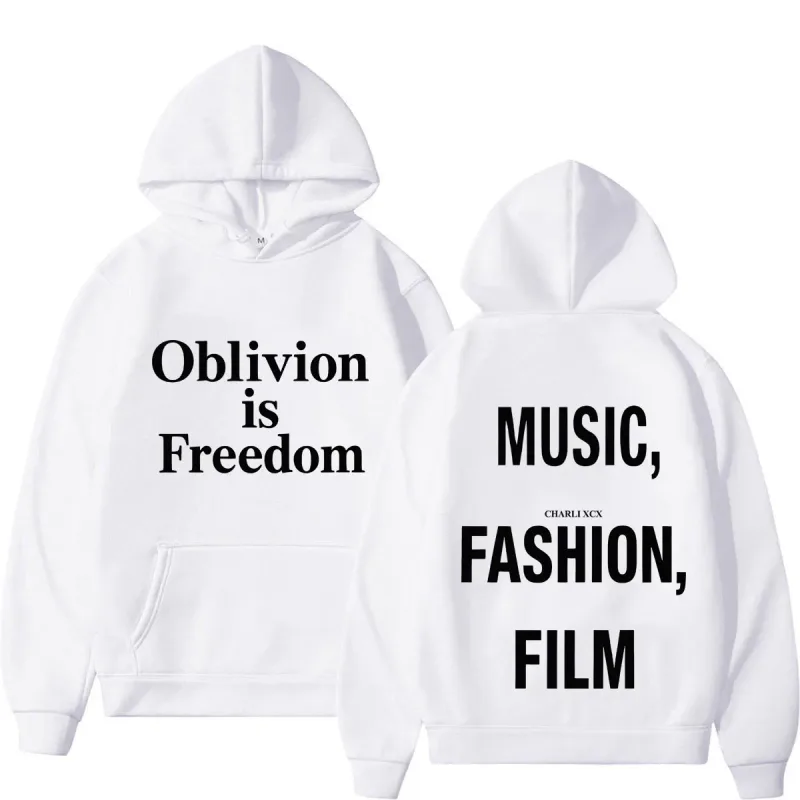 XCX Album Music Fashion Film Tour 2026 Print Hoodie Men Women Fashion Pullover Casual Hip-hop Sweatshirt Fan Gifts — image 2
