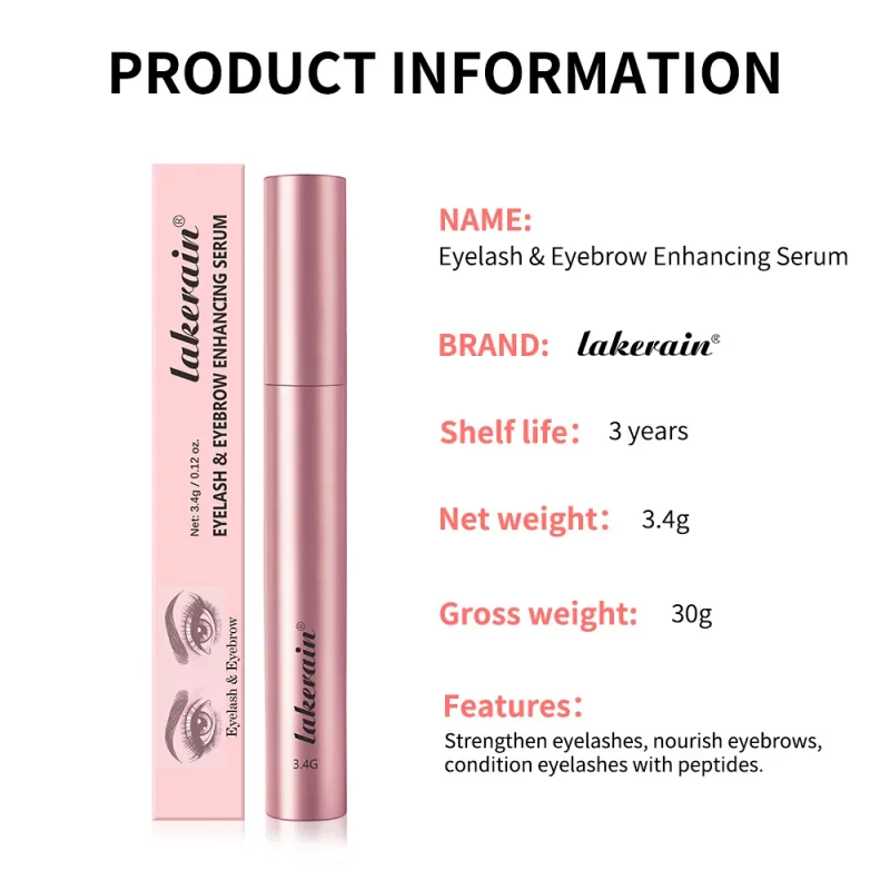 Eyebrow Enhancer Serum Nuôi Dưỡng Mi Thành Phần Tự Nhiên Để Còn Đầy Đủ Hơn Dày Hơn Lông Mày Mi Trang Điểm Mắt Cosmeti — image 7