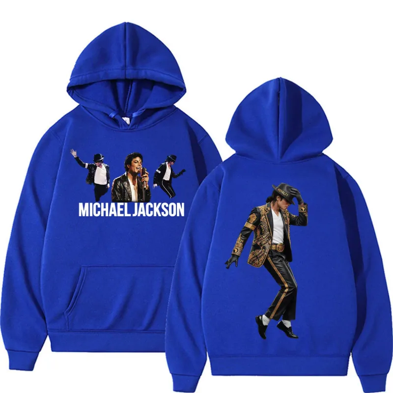 Michael Jackson King of Pop Music Fan Hoodies Men's Casual Fleece Bodywarmer Sweatshirts Fashion High Street Oversized Pullovers — image 11