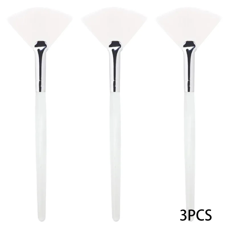 3/9 Pieces Facial Fan Mask Brushes Soft Mask Brush Applicator Esthetician Facial Mask Brushes For Women Girls Cosmetic Tools