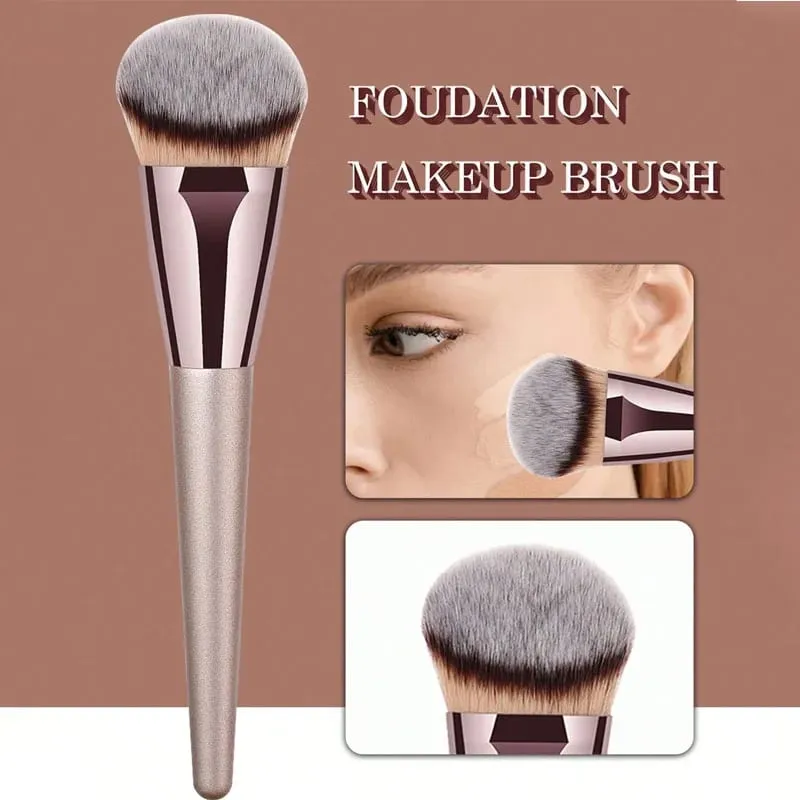 1pcs Professional Foundation Brush for Women Cosmetic Foundation Powder Blush Kabuki Blending Make Up Brush Beauty Tools — image 1