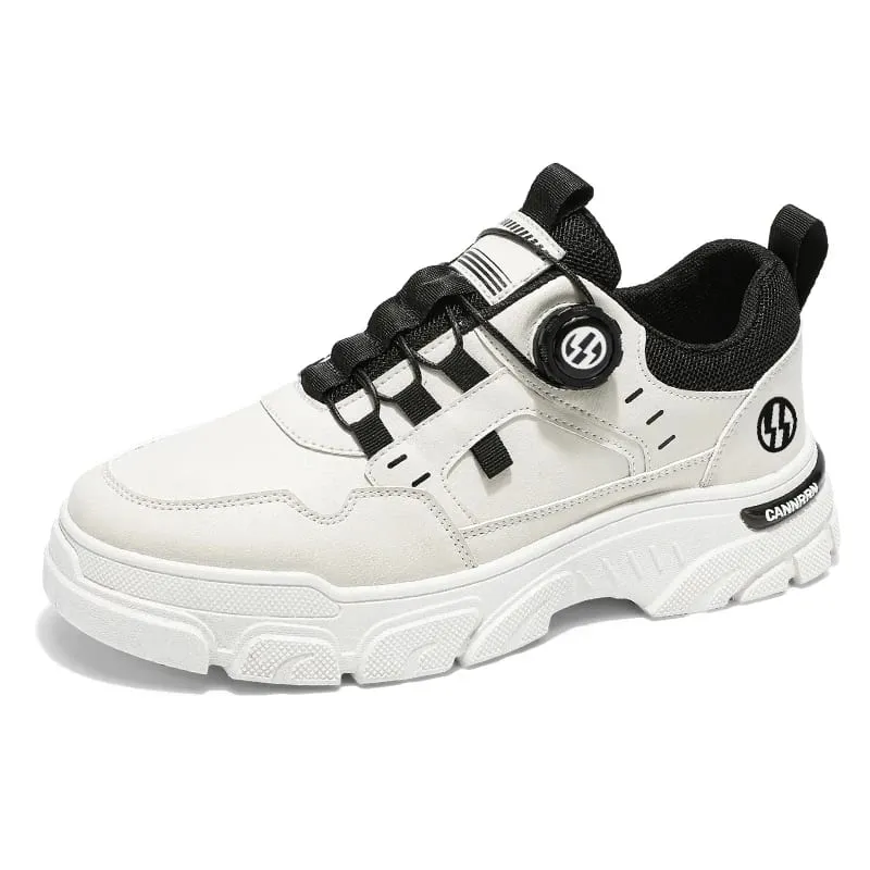 Men's casual sneakers four seasons soft-sole anti-slip breathable light outdoor racing running shoes fashion youth sports shoes