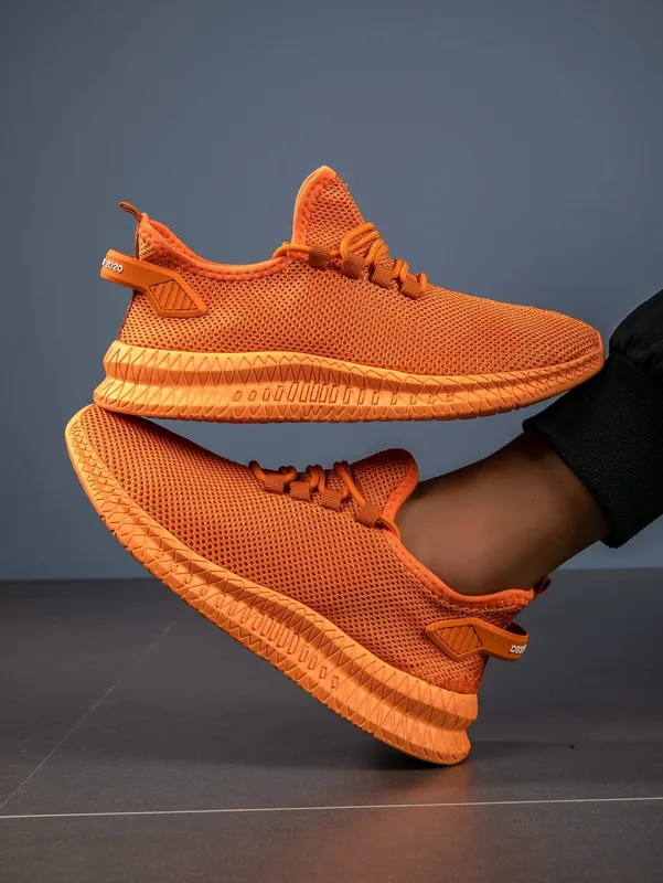 Men's Lightweight Breathable Running Shoes with Lace-Up Design Comfortable All-Day Versatile Fashionable Mesh Upper — image 9