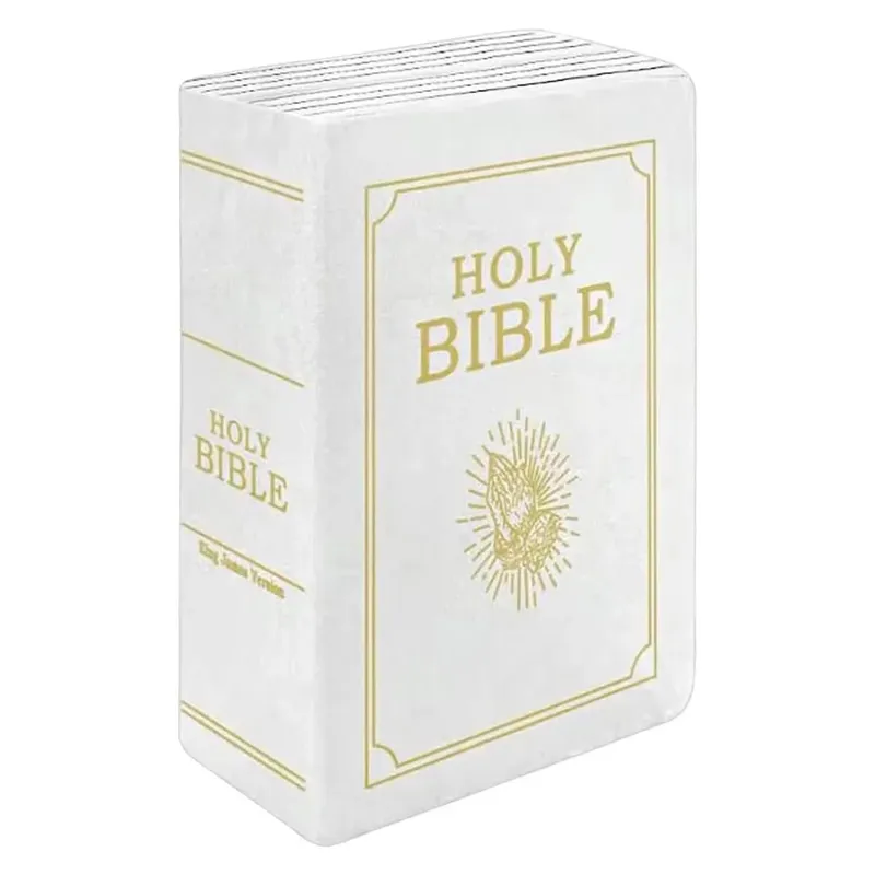 Living Room Realistic Looking Bible Pillow Sofa Cushion Plush Toy Bible Throw Pillow 33*22cm Home Decor Bible Cushion Bedroom — image 12