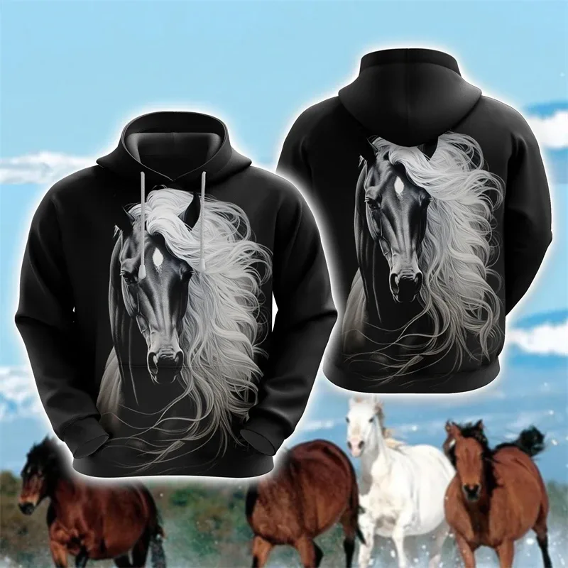 Animal Horse 3D Print Hoodies Autumn Men Women Casual Fashion Oversized Sweatshirts Hoodie Male Pullovers Tracksuit Man Clothing — image 11