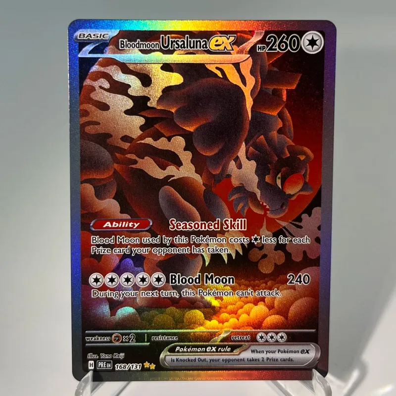 Prismatic Evolutions PKM Cards PTCG5-A GX Rainbow Umbreon Sylveon Leafeon ex Rare Collection Battle Toys Gifts for Hobbies — image 31