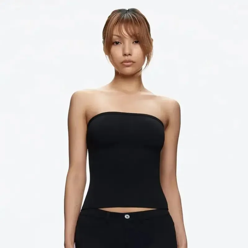 Tank Summer Women's Basic Tube Top Sexy Vest Fabric with High Elasticity and Skin-Friendly Top — image 5