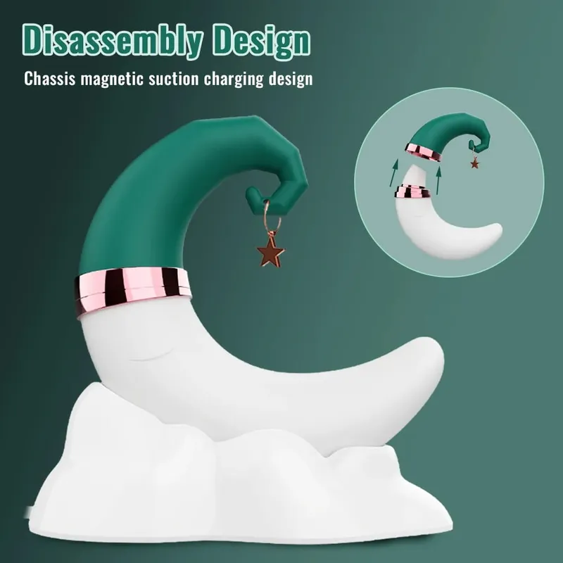 Female Sex Toy Clitoral Sucking Vibrator Female for Women Clit Clitoris Sucker Vacuum Stimulator Toy for Adults Moon Decorate — image 2