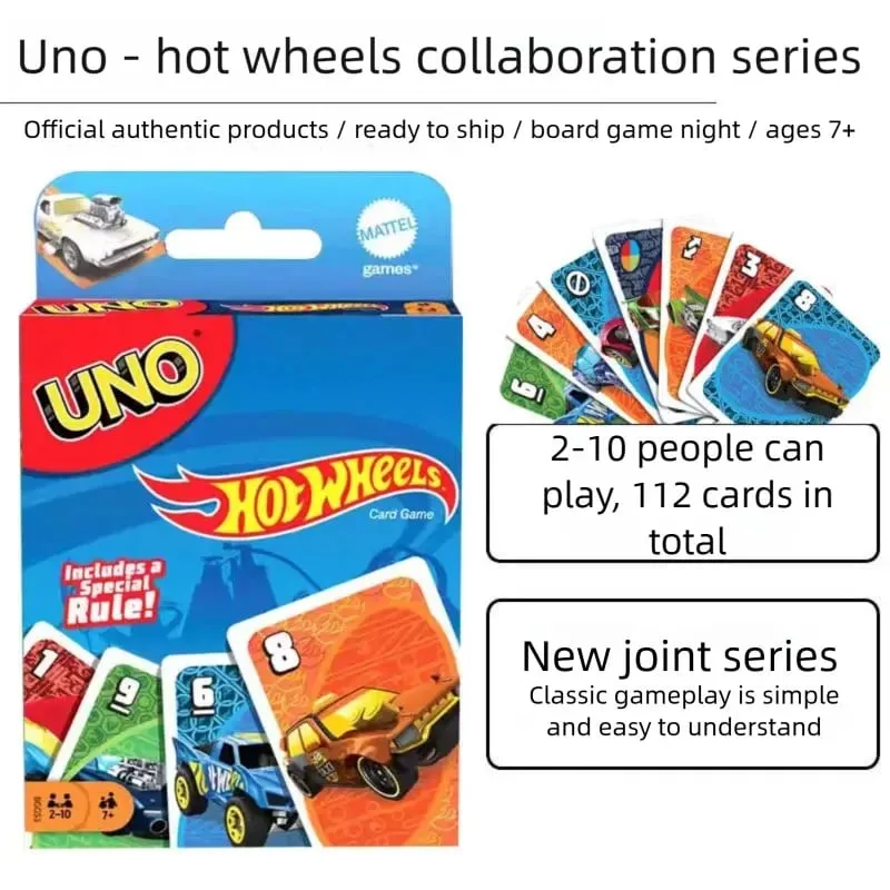 UNO Flip Playing Cards Games Super Mario Minecraft Lord of the Ring Hot Wheels No Mercy Social Board Table Party Games Ki