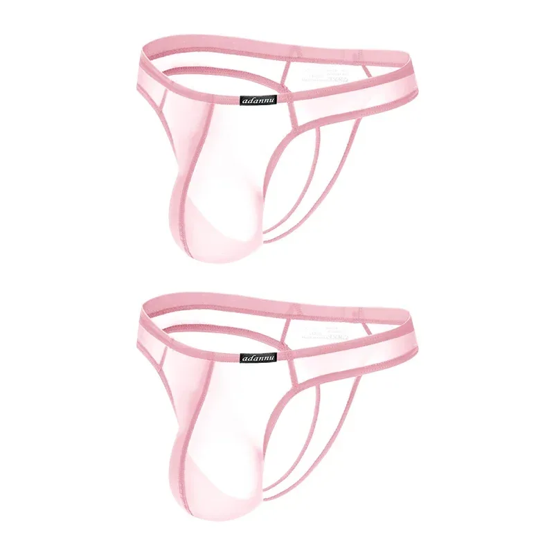 Ultra Thin Sheer Briefs Men Underwear Cooling Knickers Low Rise Bulge Pouch Underpants Soft Mesh Panties Male Thong Pants — image 23