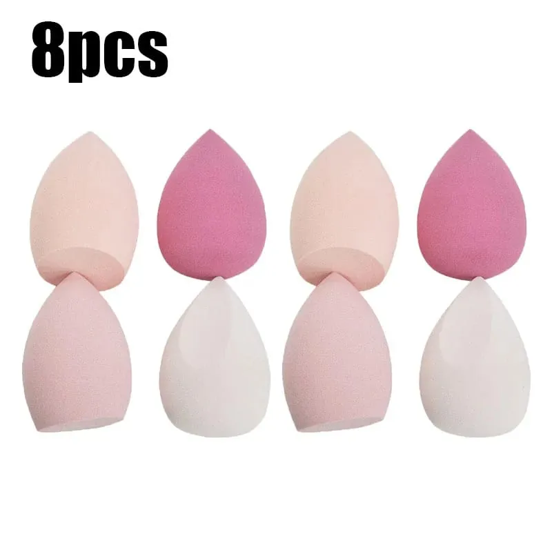 4/8/16pcs Cosmetic Puff Set Beauty Egg Wet And Dry Dual-Use Egg Makeup Foundation Sponge Air Cushion Puff Soft Makeup Tools — image 9
