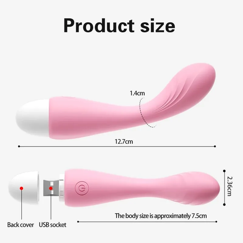 G Spot Vibrators Clit Stimulation Anal Dildo Vibrator Nipple Clitoris Stimulator Beginners Masturbator Sex Toys for Adult Female — image 6
