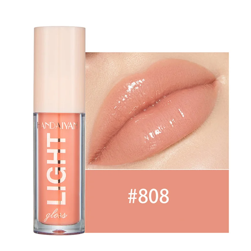 12 barev Mirror Pearl Lesk na rty Dlouhotrvající hydratační lesk Glitter Lip Glaze Vodotěsné sklo Tekutá rtěnka Dámský make-up — image 16