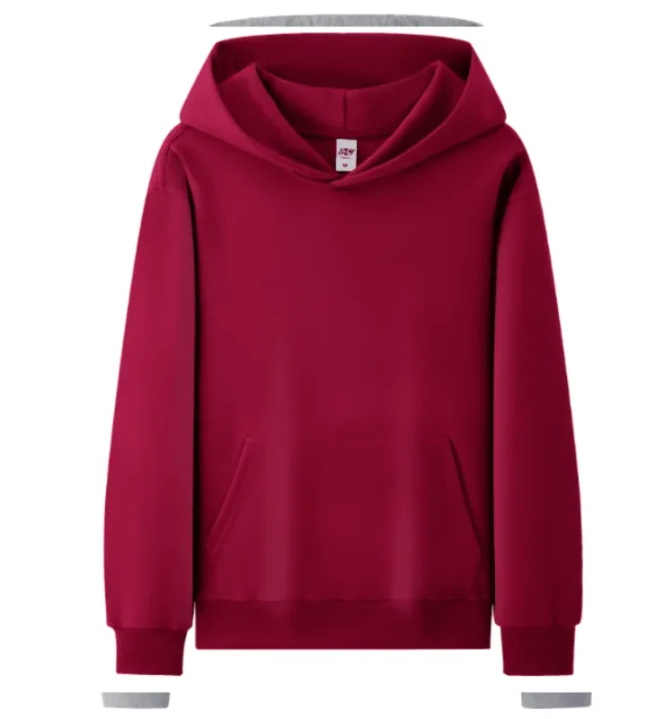 Fashionable Loose Cotton Hooded Sweatshirt for Men and Women, Customized Printed Logo, Embroidered Logo, Spring and Autumn Cloth — image 22