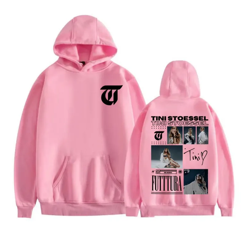 Tini Stoessel Futtura Album Tour 2025 Hoodies Men Women Clothing Fashion Aesthetic Sweatshirts High Quality Fleece Casual Hooded