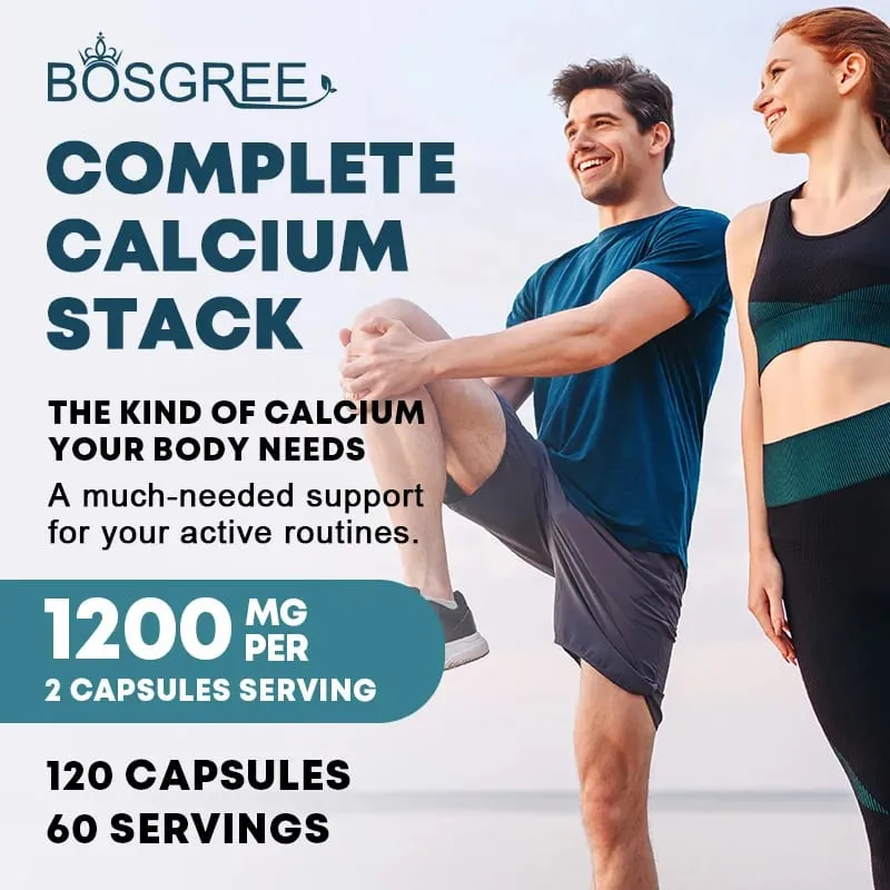 Calcium D3+K2+B12 Capsules-Immune and Muscle Health Support-Promote Bone and Tooth Health Replenish Joints-D3 K2 Supplements — image 3