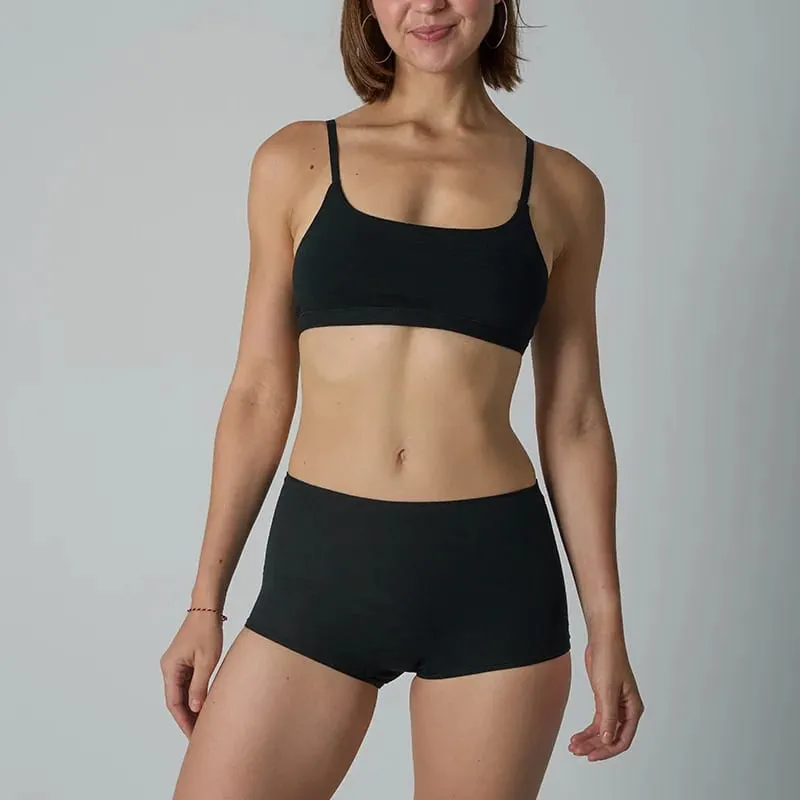 Cotton Bralette Seamless Breathable Underwears Lingerie Sets for Women's Fitness Sports Bras Panties Ladies No Bra Pad Intimate — image 5