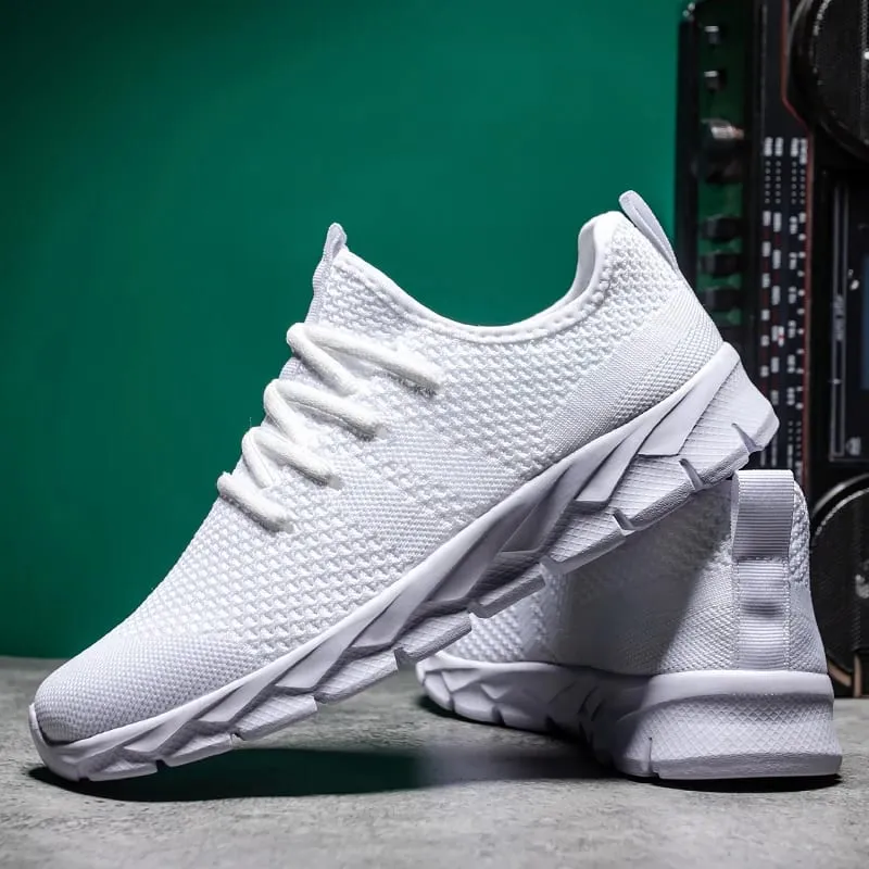 Men Sneakers Breathable light Running Shoes Four Seasons plus size Classic Casual Sports Shoes Platform Sneaker walking shoes — image 2