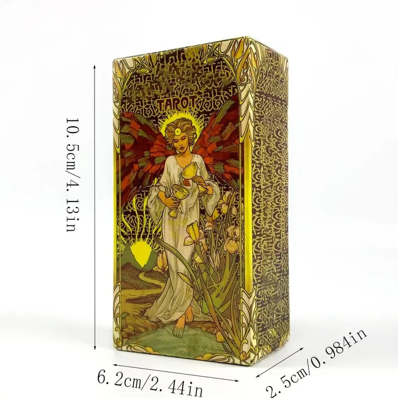 Baraja de Tarot de gran venta, 78 Uds., cartas, obra de arte mística, duradera y portátil, perfecta para guía espiritual y coleccionistas — image 6
