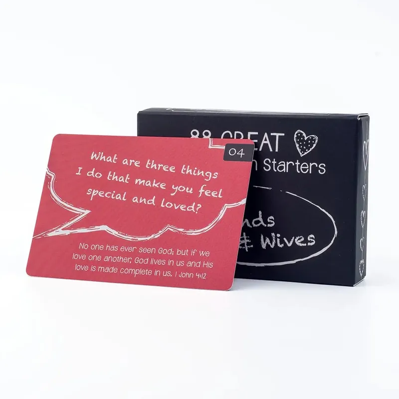 Conversation Starters for Husbands and Wives Couple Game Cards Set for Bedroom Communication and Fun Board Game — image 2