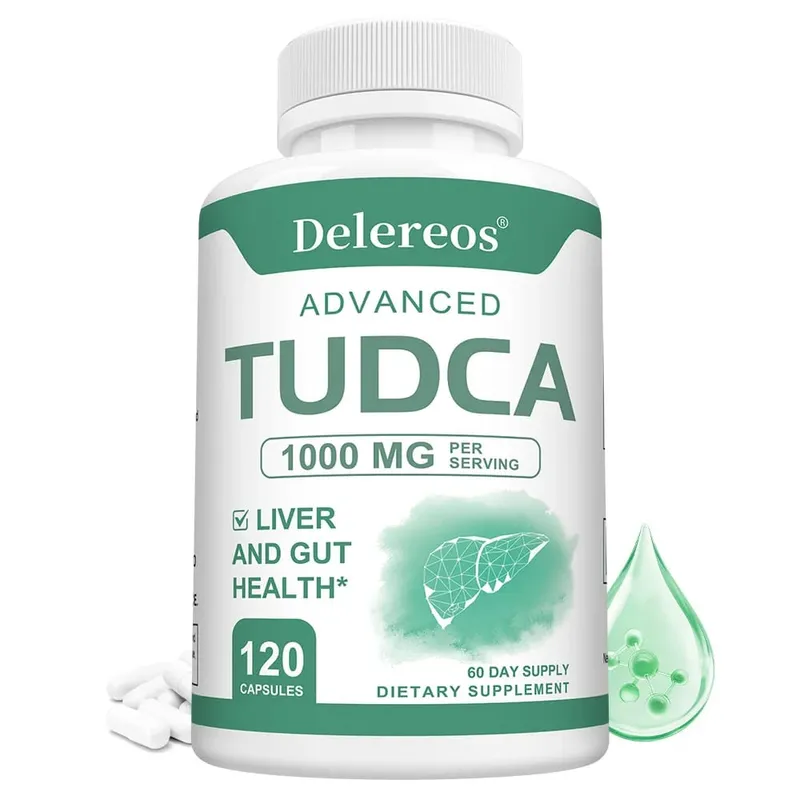 Premium TUDCA Liver Capsules 1000mg Liver Detox Cleansing & Repair Gallbladder & Kidney Support Non‑GMO Vegetarian — image 1